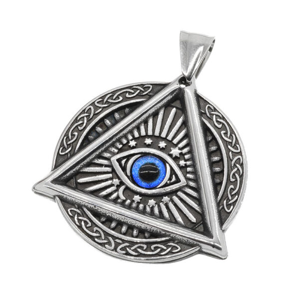 Stainless Steel Pendant - All-Seeing Eye
