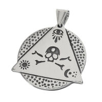 Stainless Steel Pendant - All-Seeing Eye
