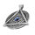 Stainless Steel Pendant - All-Seeing Eye