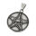 Stainless Steel Pendant – Pentagram Disc with Baphomet Head