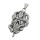 Stainless Steel Pendant - Skull with Snake