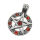 Stainless Steel Pendant - Crystal Star Pentagram