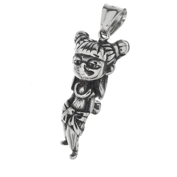 Stainless Steel Pendant - Manga Character