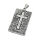 Stainless Steel Pendant -  Grim Reaper with a Cross
