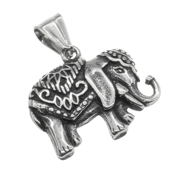 Edelstahlanhänger -  "Eddy" the Elephant