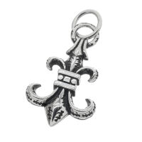 Edelstahlanhänger - Fleur de Lis