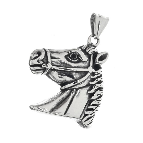 Stainless Steel Pendant - Horse Head