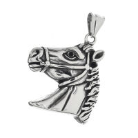 Stainless Steel Pendant - Horse Head