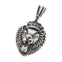 Stainless Steel Pendant - Roaring Lion