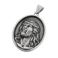 Stainless Steel Pendant - Jesus Christ, Rich in Detail