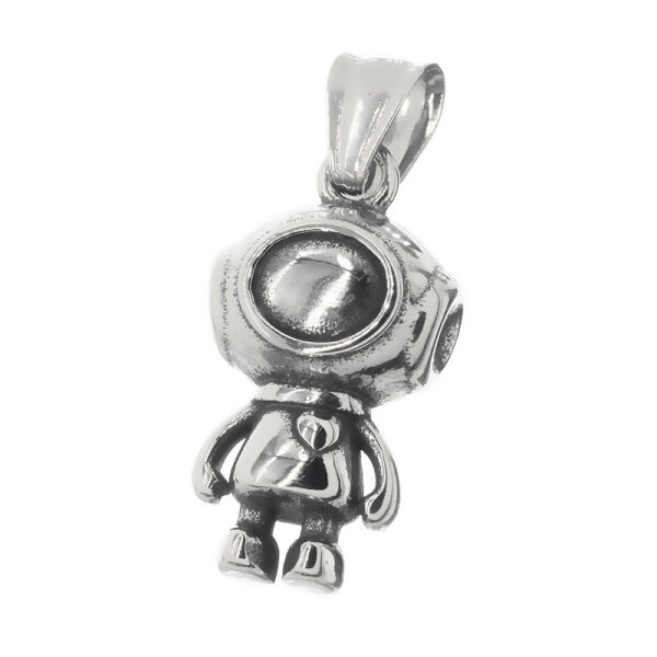 Stainless Steel Pendant - Little Astronaut