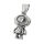 Stainless Steel Pendant - Little Astronaut