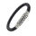 Lederarmband mit Edelstahl