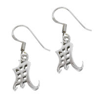 925 Sterling Silberohrhänger - Chinesische Zeichen