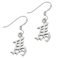 925 Sterling Silberohrhänger - Chinesische Zeichen
