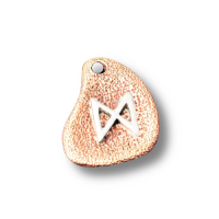 Bronzeanhänger - Rune aus 925er Sterling Silber - Dagaz / Daeg