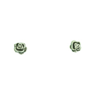 Silberohrstecker - Rose
