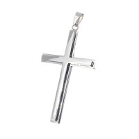 Stainless Steel Pendant – Slender Cross with Centre...