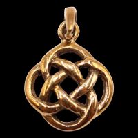 Bronzeanhänger Keltischer Knoten