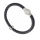 Lederarmband mit Magnetverschluss - Glitzerkugel