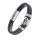 Lederarmband mit Edelstahlverschluss