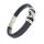 Lederarmband mit Edelstahlverschluss