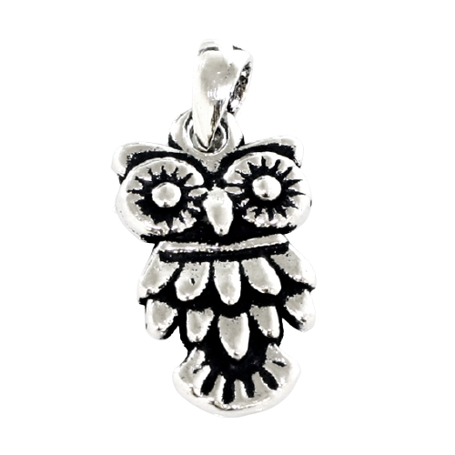 925 Sterling Silberanhänger - Eule "Laura"