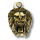 Bronzeanhänger- Löwenkopf