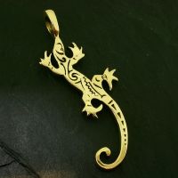 Bronzeanhänger- Eidechse/Gecko/Salamander