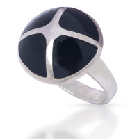 925 Sterling Silver Ring - Onyx
