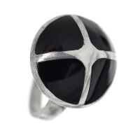 925 Sterling Silver Ring - Onyx