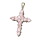 925 Sterling Silberanhänger - Kreuz mit Cubic Zirkonia