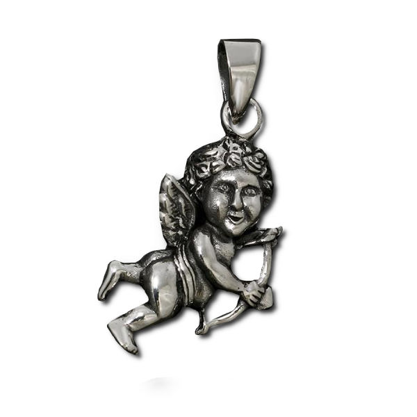 925 Sterling Silberanhänger - Amor "Santo"