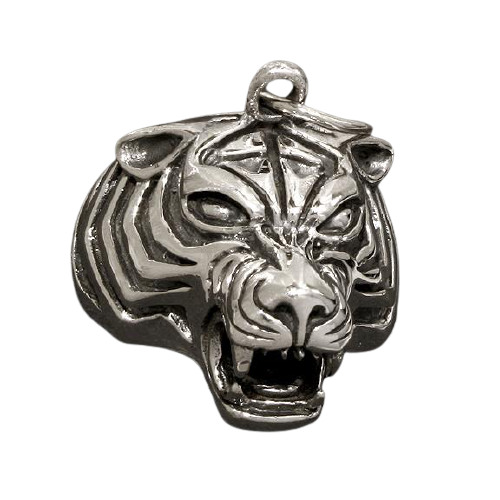 925 Sterling Silberanhänger - Tigerkopf "Fabien"