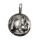 925 Sterling Silberanhänger - Amulett mit Indianerkopf