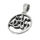 925 Sterling Silberanhänger - Allah