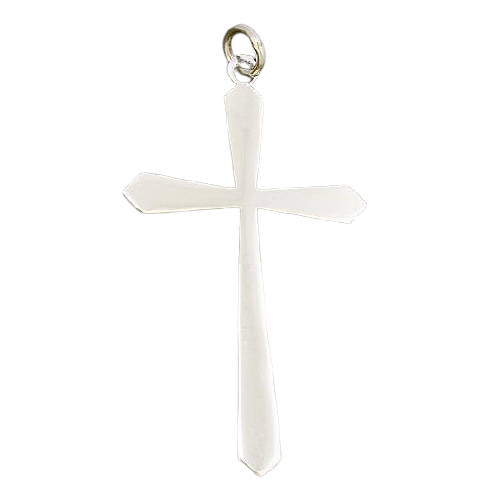 925 Sterling Silberanhänger - Kreuz "Theo"