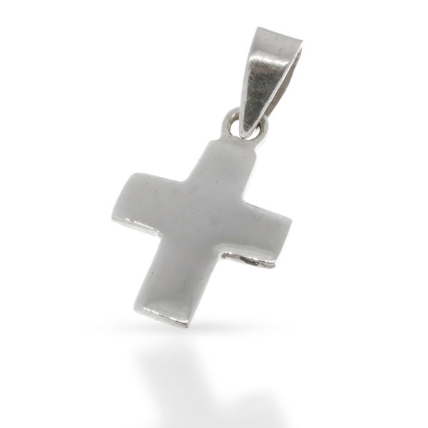 925 Sterling Silberanhänger - Kreuz "Alesio"