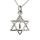 925 Sterling Silver Pendant - Star of David / Hexagram