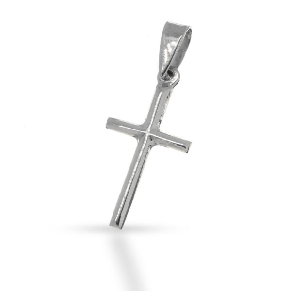 925 Sterling Silberanhänger - Lateinische Kreuz "Ikmar"