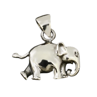 925 Sterling Silberanhänger - Elefant "Kiran"