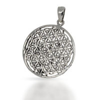 925 Sterling Silber Anh&auml;nger &quot;Flower of Life&quot;