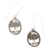 925 Sterling Silver Earrings - Yggdrasil