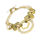 Edelstahlarmband PVD-Gold