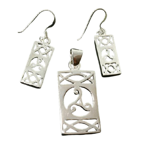Silber SET - Triskele