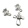 Silber SET - Kreuz mit c.Z.