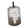 Edelstahlanhänger - Dogtag - Schwarz - Drache