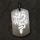 Edelstahlanhänger - Dogtag - Schwarz - Drache