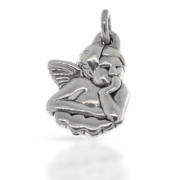 925 Sterling Silberanhänger - Engel "Raphael"