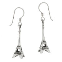 925 Sterling Silber Ohrringe Eifelturm